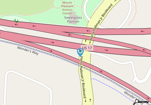 Mount Pleasant Pier and Waterfront Memorial Park map location