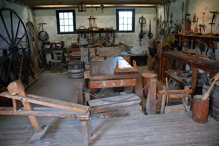 A workshop at Middleton Place Plantation in Charleston, SC